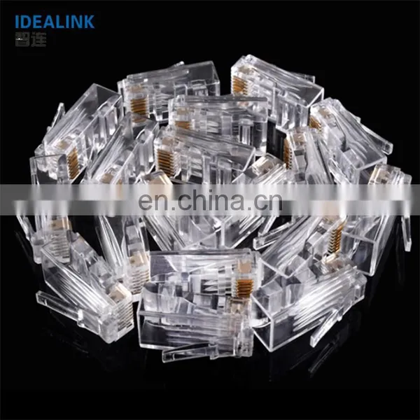 Low Price Male 8p8c Rj45 Connector 100pcs Set Cat6 Rj45 Modular Plug photo-3