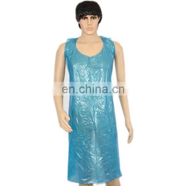 High Quality Waterproof Disposable PE Plastic Hairdresser Salon Cape Apron photo-2