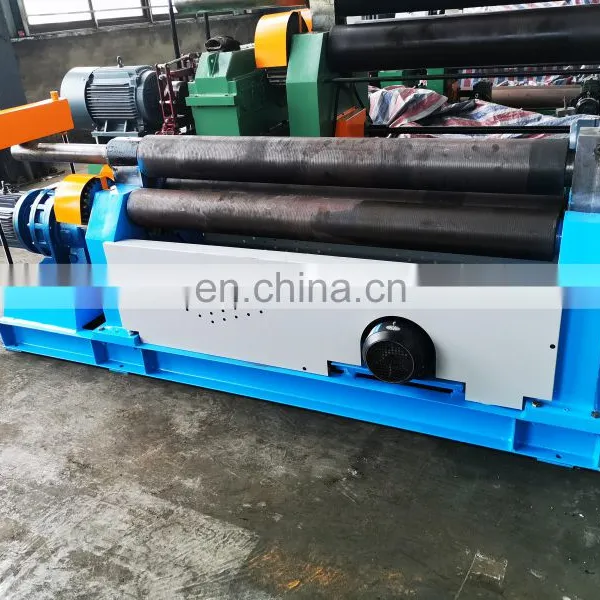 W11 6X2000 Factory Price Mechanical Three-roller Symmetrical Plate Rolling Machine photo-5
