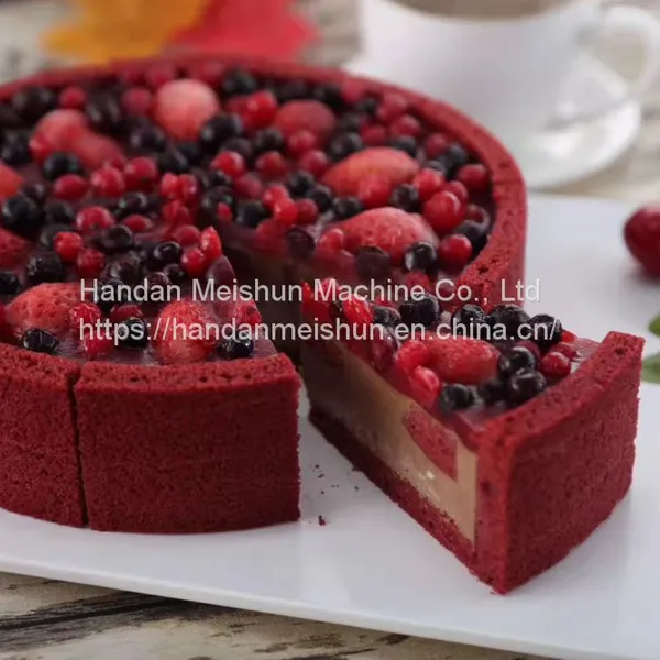 Automatic Sandwiches Triple Sandwich Slicing Machine Food Cutting Equipment for Bakery Business photo-4