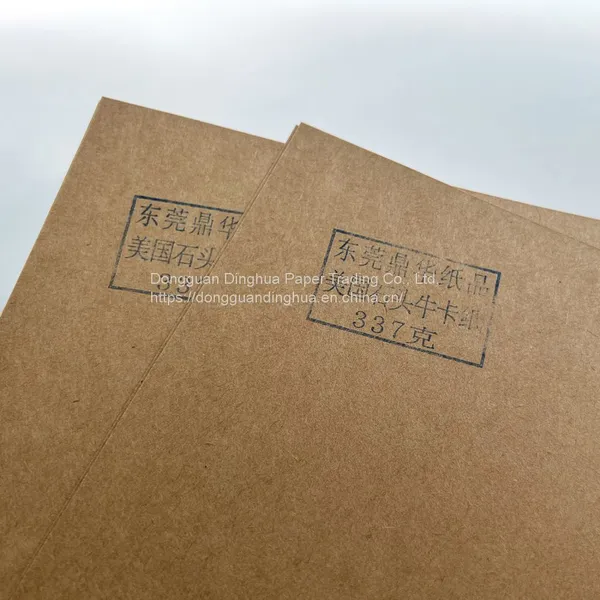 Hot Selling American 0.49-0.50mm Brown Wrapping Paper For Packaging At Good Price photo-4