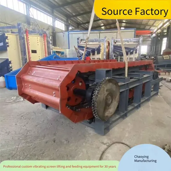 Custom-made Ore Dressing Plate Feeder, River Pebble Plate Feeder, Heavy-duty Chain Conveyor photo-5