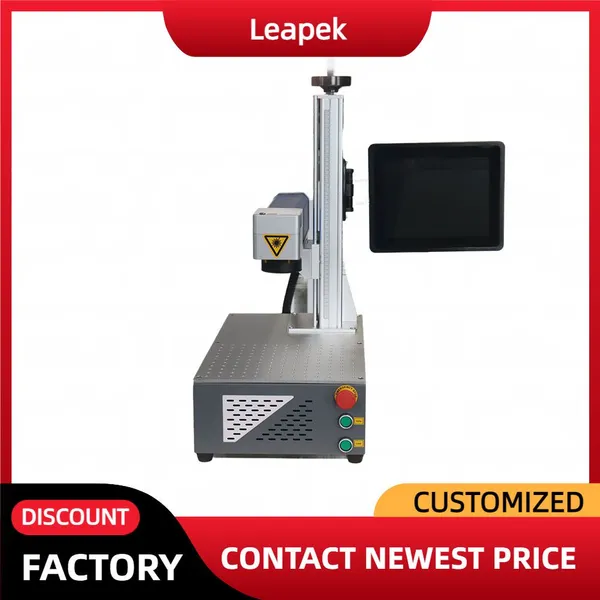 30W 50W 100W Fiber Laser Marking Machine Deep Engraving on Artware Gold and Sliver Metal Laser Engraving Machine photo-3