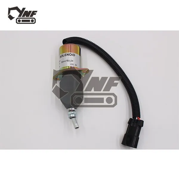 24V Fuel Stop Solenoid SA-4780-24 1751ES-24A7UC9B5S5 99453479 Cut off Solenoid for Excavator Construction Machinery Parts photo-3