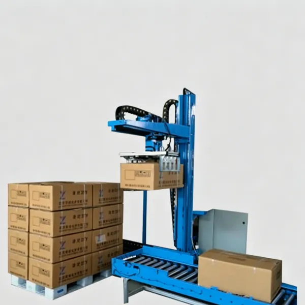 Single Arm Rotate Column Carton Case Palletizer Machine photo-4