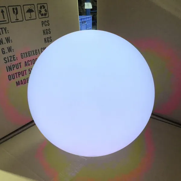 LED Plasma Ball Garden Solar Light Led Glow Swimming Pool Led Glow Ball Floating Light photo-2