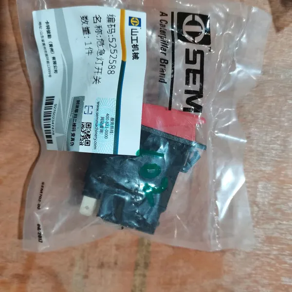 Original SEM 5252588 Critical Light Switch for Wheel Loader Spare Parts in Stock.