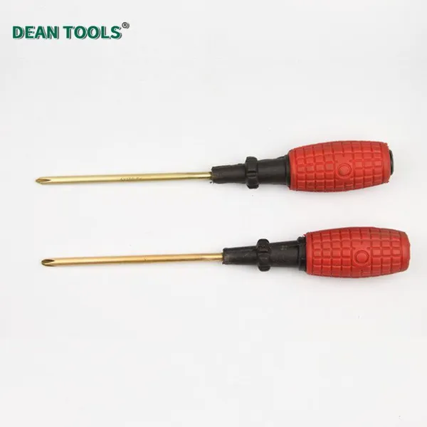 Screwdriver Phillips de Bronze de Alumínio Não-Estimulante com Relatório de Teste de Moagem, Comprimento de 310mm, Cabeça de 100mm para Petroquímica
