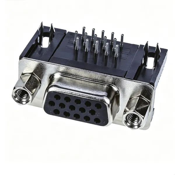 HARTING 09561527613 D-Sub High Density 15 Position Female Right Angle Through Hole PCB Connector