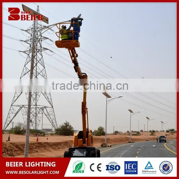 Beier Hot Sale Led Solar Street Light Lamp 90w 100w 120w Solar Outdoor Light With Pole photo-2