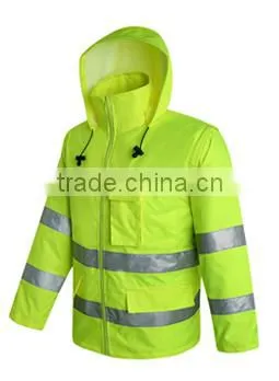Reflective Padded Raincoat With Reflective Reflective photo-2