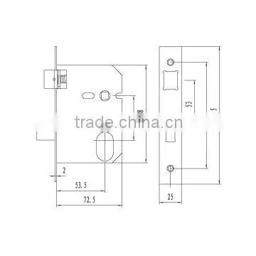 Hotel Self Locking Door Lock photo-4