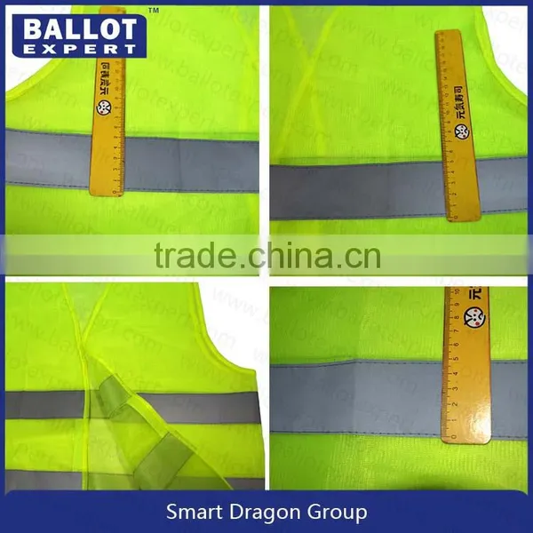 Mesh Polyester Fluorescent Fabrics High Visibility Reflective Vest photo-5