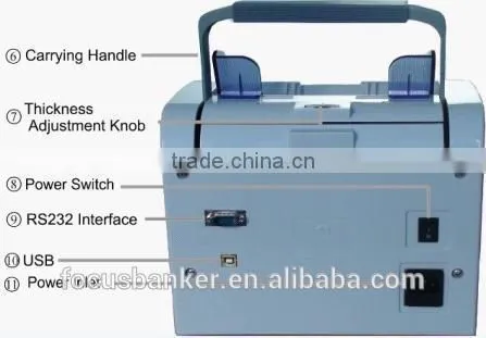 Affordable Currency Counting Machine/Currency Counter/Money Counter/Bill Counter With UV MG/MT IR Fake Notes Detection photo-6