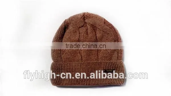 Fashion Winter Mens Wool Knitted Hat photo-3