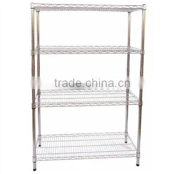 Modern Design Wire Shelf Wire Shelving Chromed Plated
