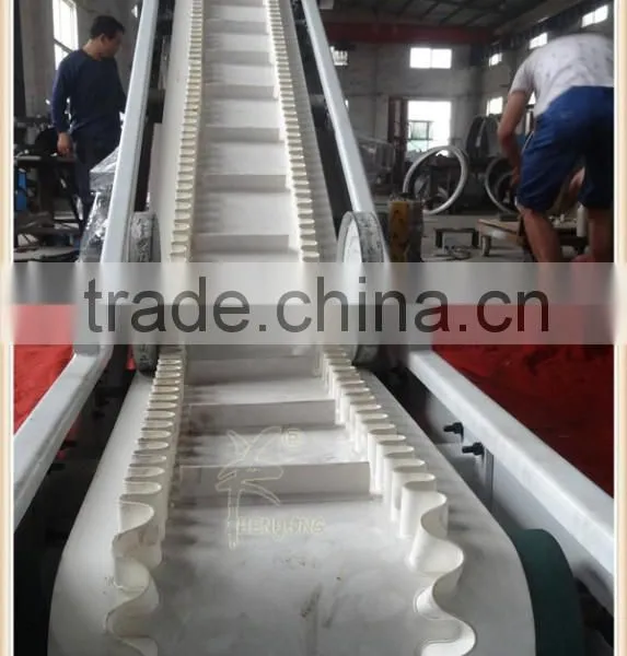 Zhenying High Inclination Angle Belt Conveyor for Flour photo-2