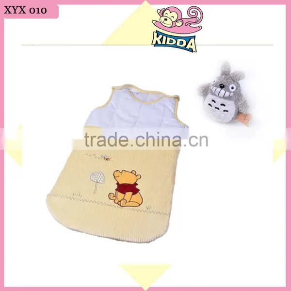 Organic 100% Cotton Bear Winnie Design Sleeping Bag Baby
