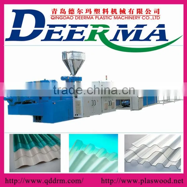 Roofing Sheets Corrugated Pvc Plastic Production Line