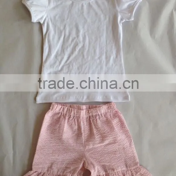 Good Quality Baby Long Sleeve Ruffle Shirts,Girls Long T Shirts,Long White T Shirts photo-5