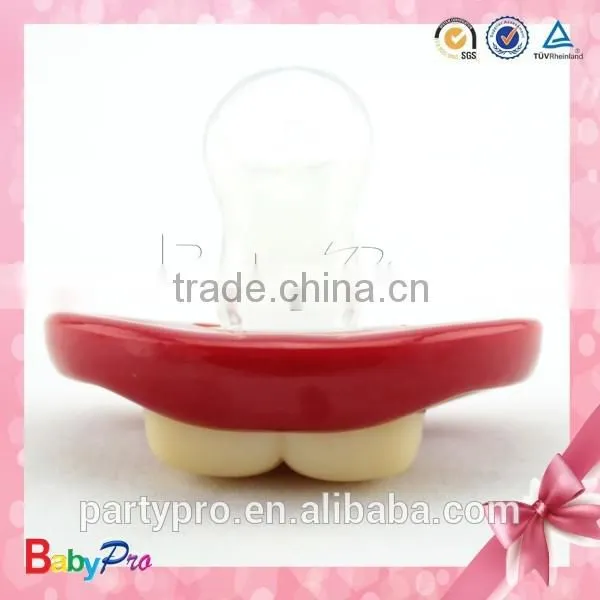 Partypro Hot Sale Red Color Funny Pacifier photo-6