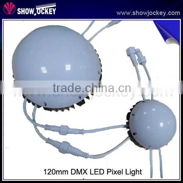 120mm RGB SMD 5050 DC 24V Milky Cover DMX LED Pixel Light photo-2
