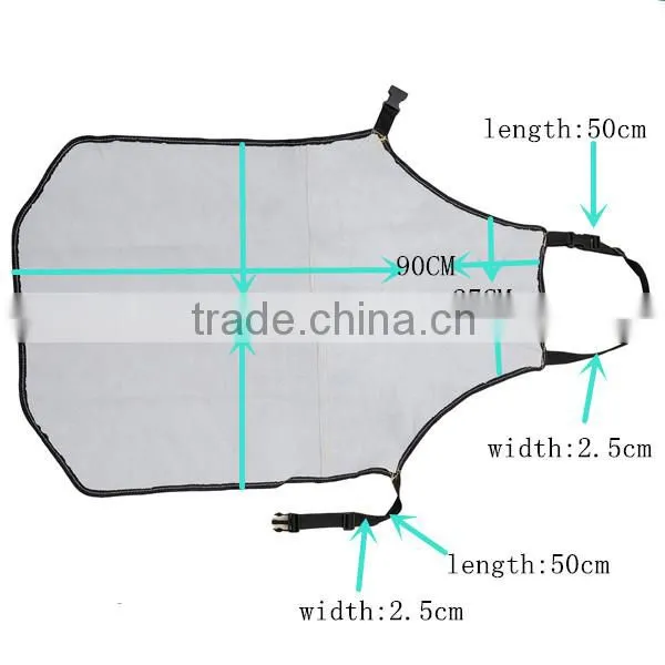 Split Leather Leg Welding Bib Apron/shoe Protectors for Welding photo-2
