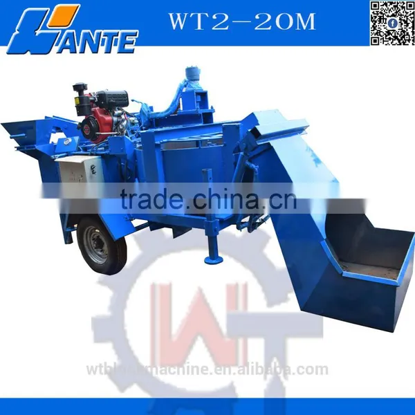 WT2-20M Diesel Engine Soil Interlocking Pressing Bricks Machine photo-3