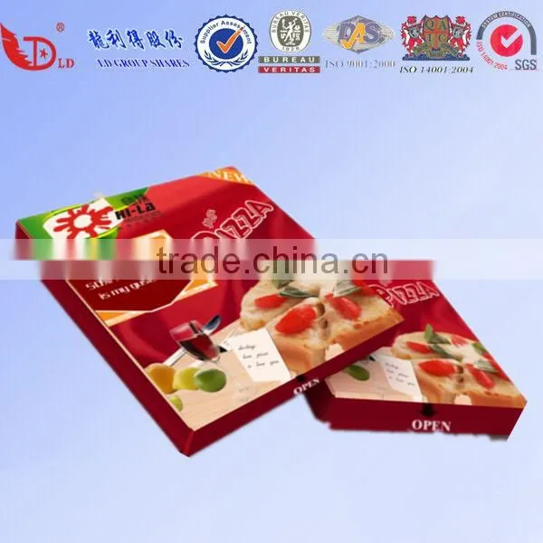 Recycled Material Kraft Paper Pizza Box With Beautiful Design photo-6