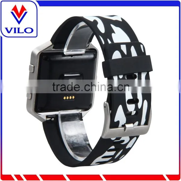 Soft Silicone Watch Band Rubber Wrist Strap For Fitbit Blaze Watch Band photo-2