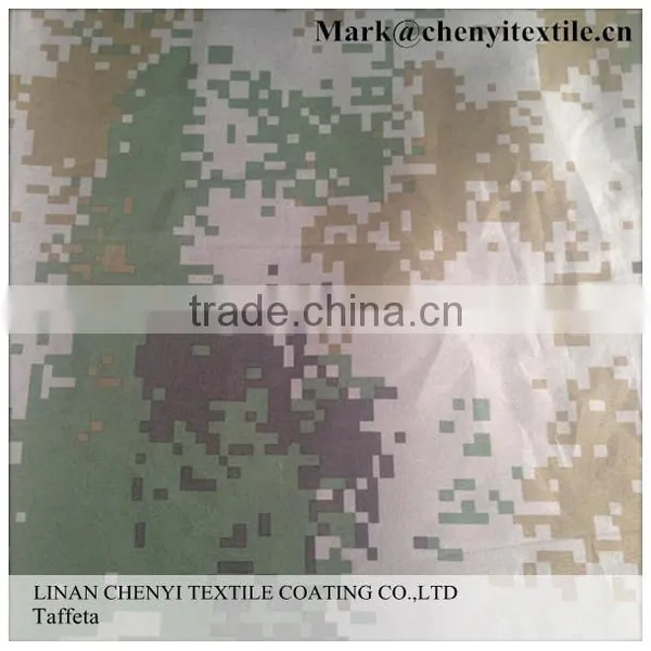 Hot Sale Polyester Taffeta With Cheap Camouflage Fabric photo-5