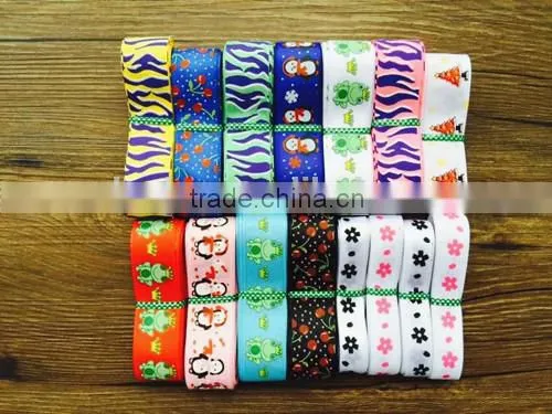 Decorative Custom Inch Grosgrain Printed Ribbon for Company Logo photo-5