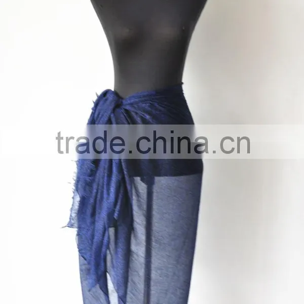 Soft Material Printing Design Polyester Voile Bali Sarong Pareo photo-2