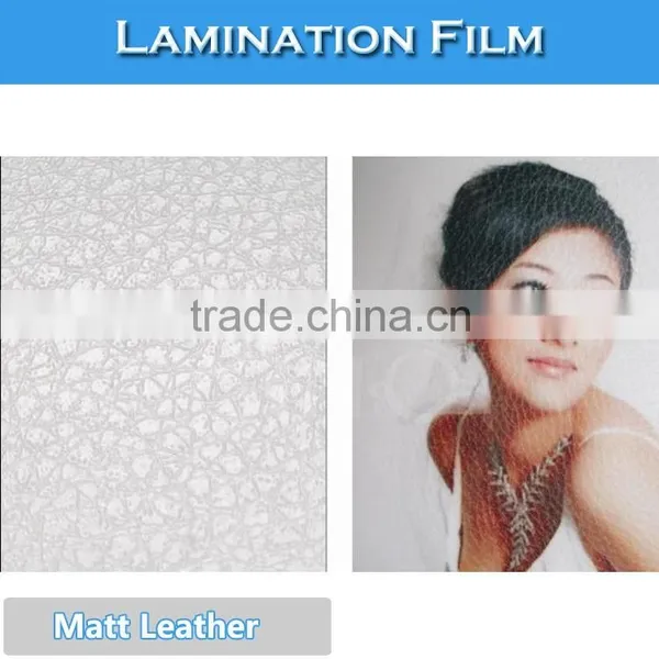 SINO Leather PVC Self Adhesive Cold Lamination Advertising Sticker Film photo-2