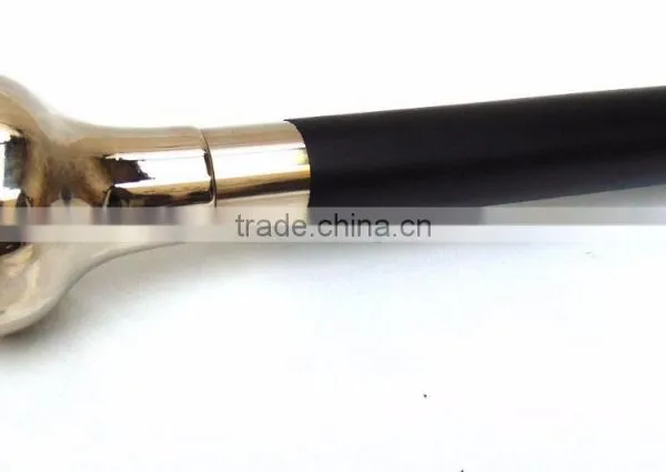 Designer Brass Walking Stick/Antique Beautiful Walking Stick/Black Wood Walking Stick Wk1118 photo-5
