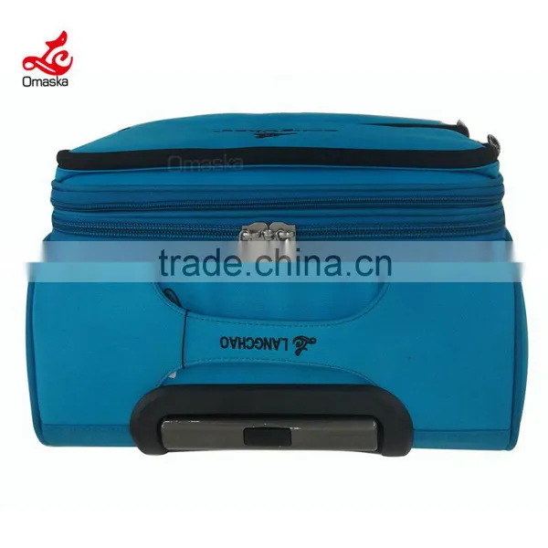 Business Travel Like King New Style Big Handle Soft Nylon Eva Leaves Luggage photo-4