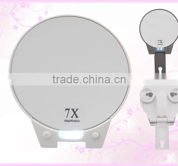 10x Magnification Handheld Travel Mirror With LED photo-3