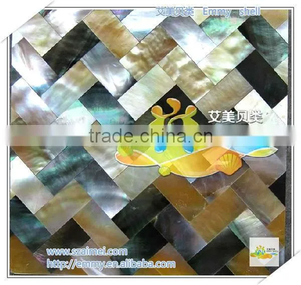 Mixed Design Mother of Pearl Shell Mosaic Wall Tile Wall Panel photo-4