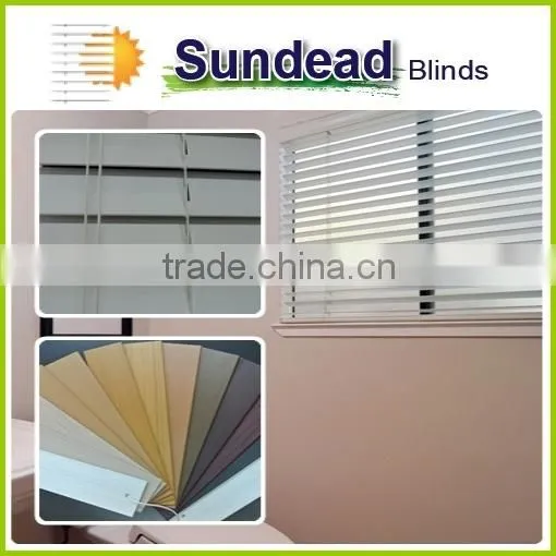 Wholesale 2 Inch Faux Wood Blinds, Venetian Blinds, Room Darkening Plantation Blinds