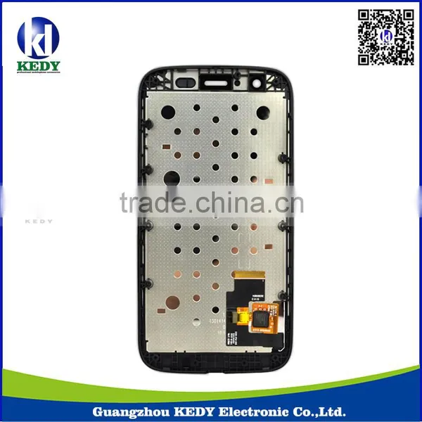 Original LCD Display Touch Screen Digitizer for Motorola MOTO G With Bezel Frame Assembly photo-3