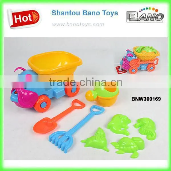 Plastic Beach Car Set Sand Beach Toy 8pcs BNW300169