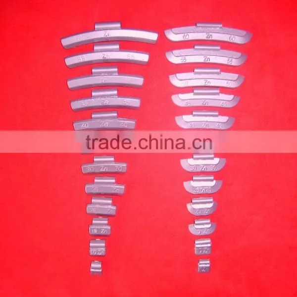 Znic/Zn Clip-on Wheel Balance Weight