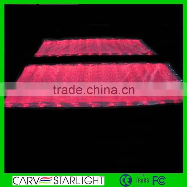 Luminescent Glow in the Dark Material Shiny Polyester Fiber Optics Fabric photo-3