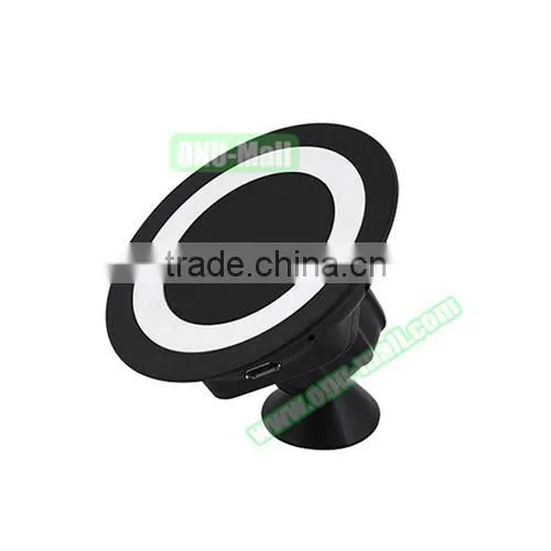 NEW Arrival 360 Degrees Rotating Magnetic Wireless Car Charger Holder, Magnetic Car Phone Holder photo-2