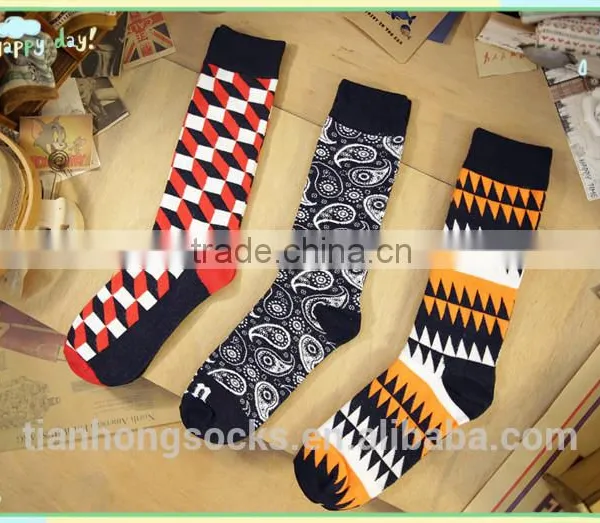 Colorful Socks Men Happy Socks Long Cotton Socks Bulk Wholesale Crew Socks photo-3