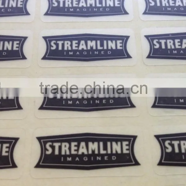 Professional Custom Design Self Adhesive Transparent PET Label photo-4