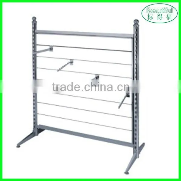 Detachable Exhibition Display Rack Used 4' x 4' Slatwall Panel photo-4