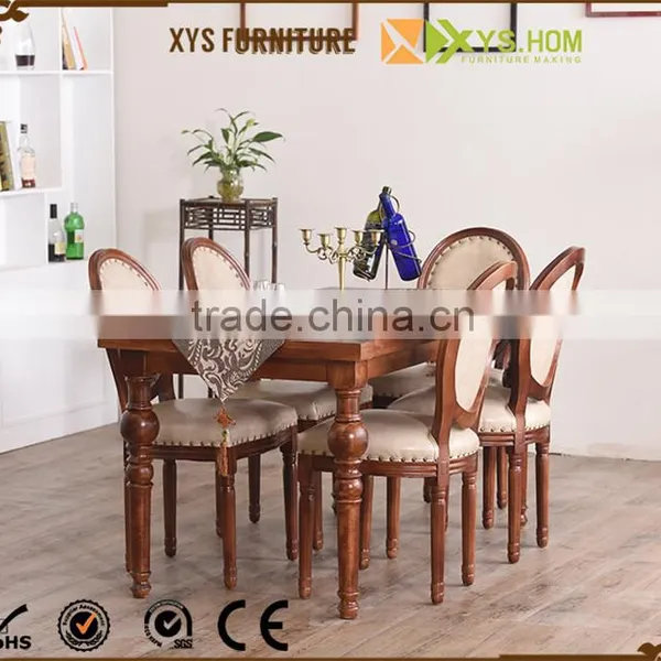 European Natural Wholesale Living Room Dining Table Set photo-6