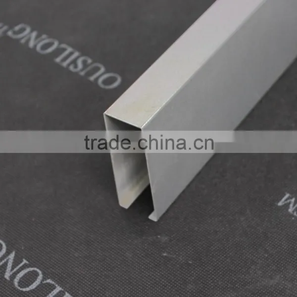ISO Certificated Lightweight Ceiling Aluminum Suspended Slat Ceiling Material photo-6