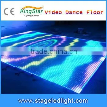 2015 China 50X50cm 7 Segme LED Display Screen Video Dance Floor For Sale 3D Effect Stage Light Christmas Disco Club Party Favors photo-5